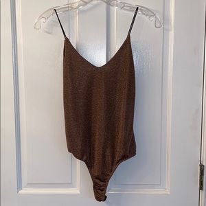 LA Hearts Gold Body Suit